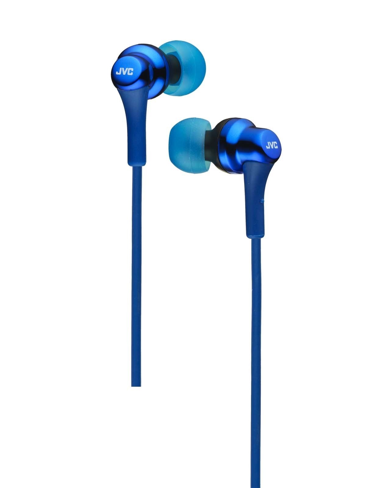 JVC HA-FX26-A Wired In-Ear Earphones Blue Neodymium Driver Noise-Isolating