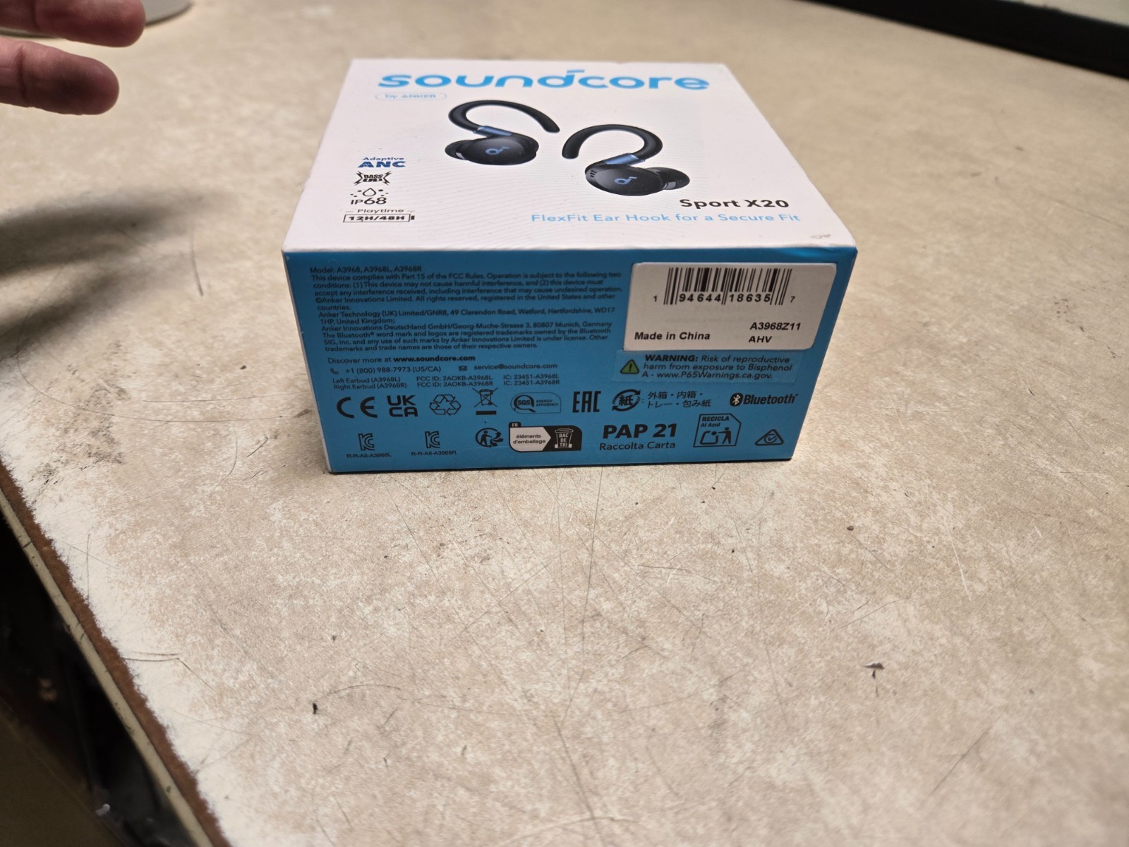 SEALED soundcore Sport X20 True-Wireless Earbuds Extendable Sport