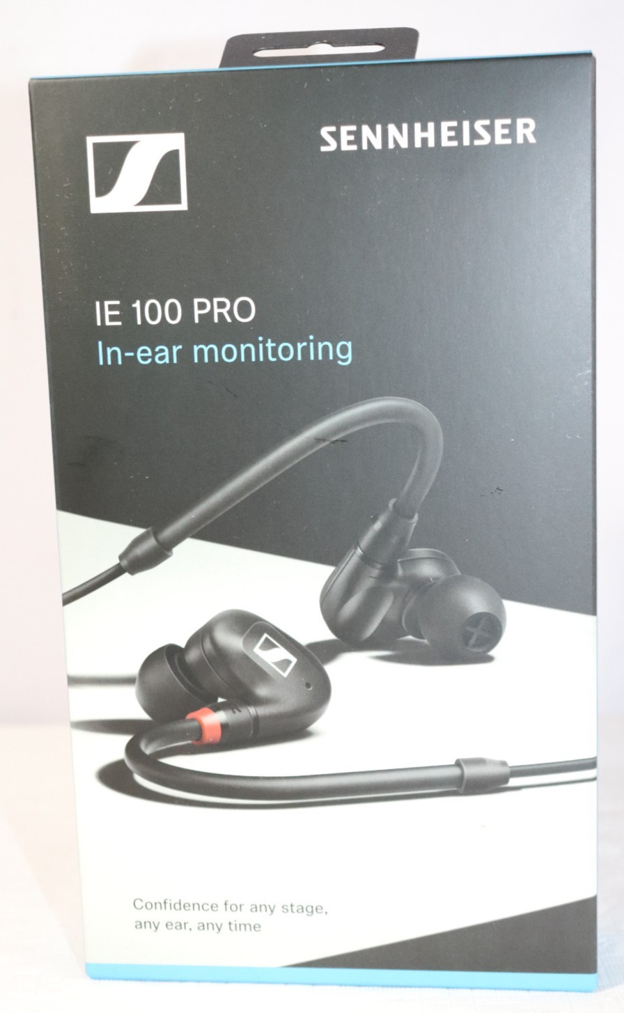 Sennheiser IE 100 PRO – In-Ear Pro Monitors Wired Black New Sealed – Ships Free