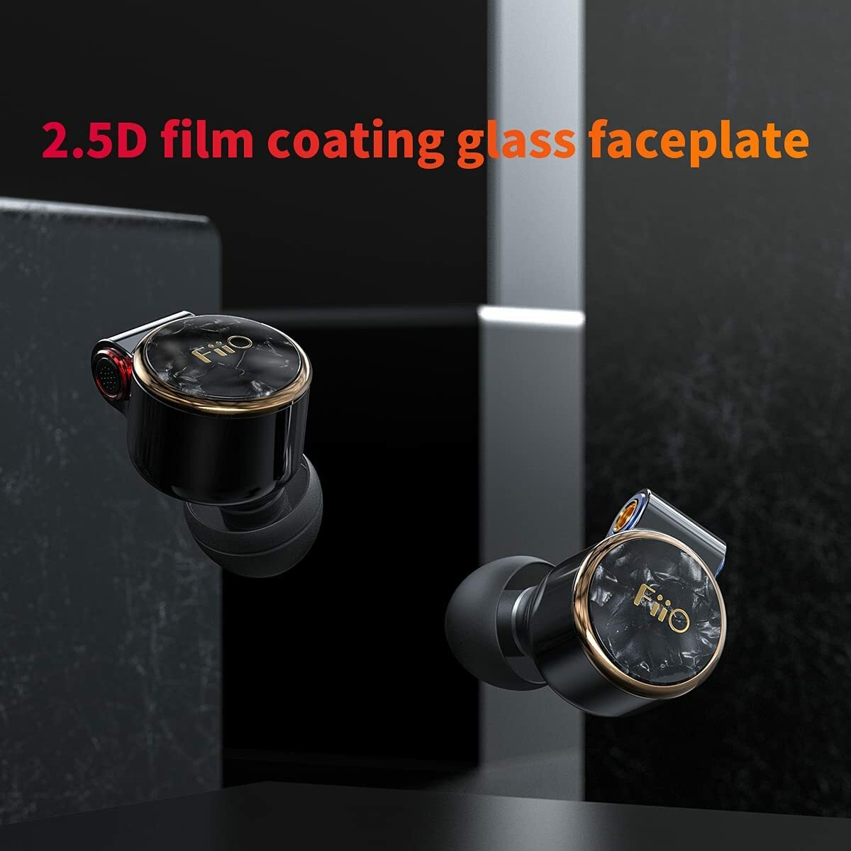 FiiO FD3 1DD In-Ear Earphones 12mm DLC wired Hi-Res Detachable MMCX (Black)