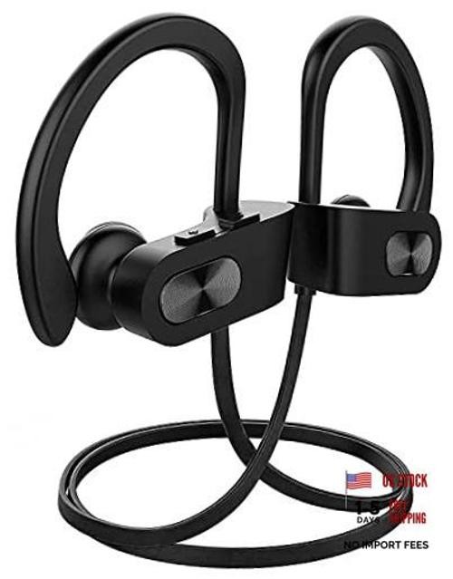 Redzoo Bluetooth Headphones V5.0 – Running Headphones w/16 Hrs Playtime – Black