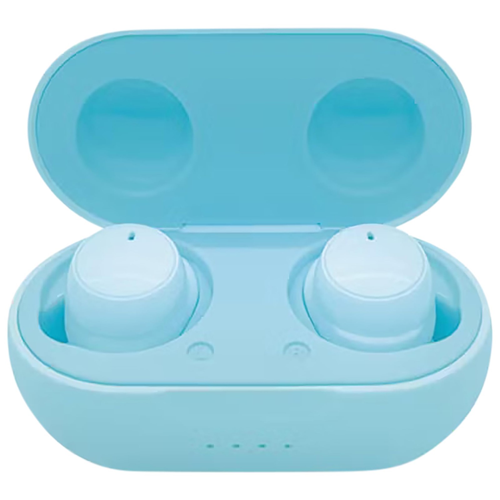 SoundBound TWS Rubberized Sport Sweat Resistant Earbuds (Blue)