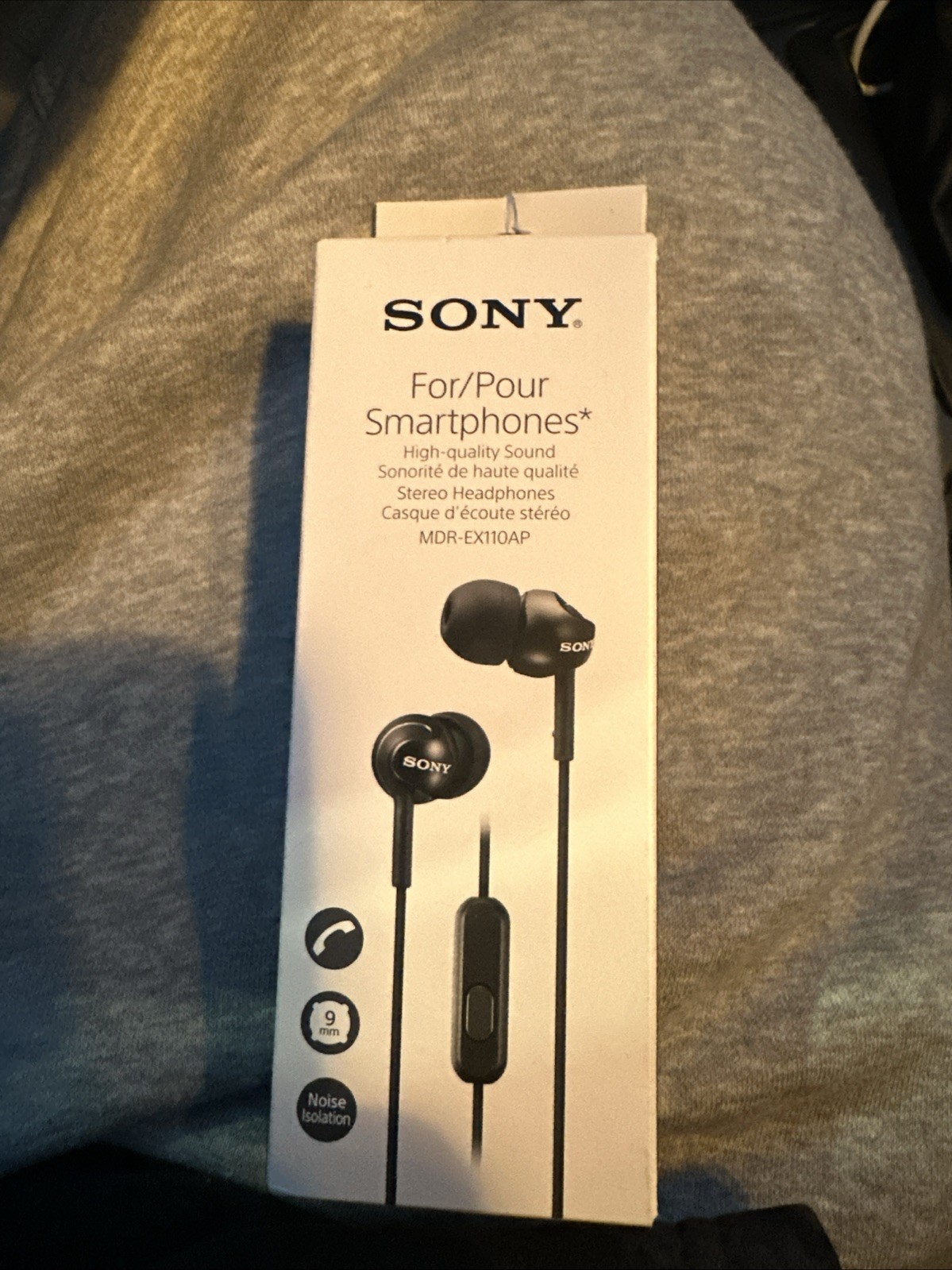 Sony MDRE9LP 3.5mm Jack In Ear Headphones – Black
