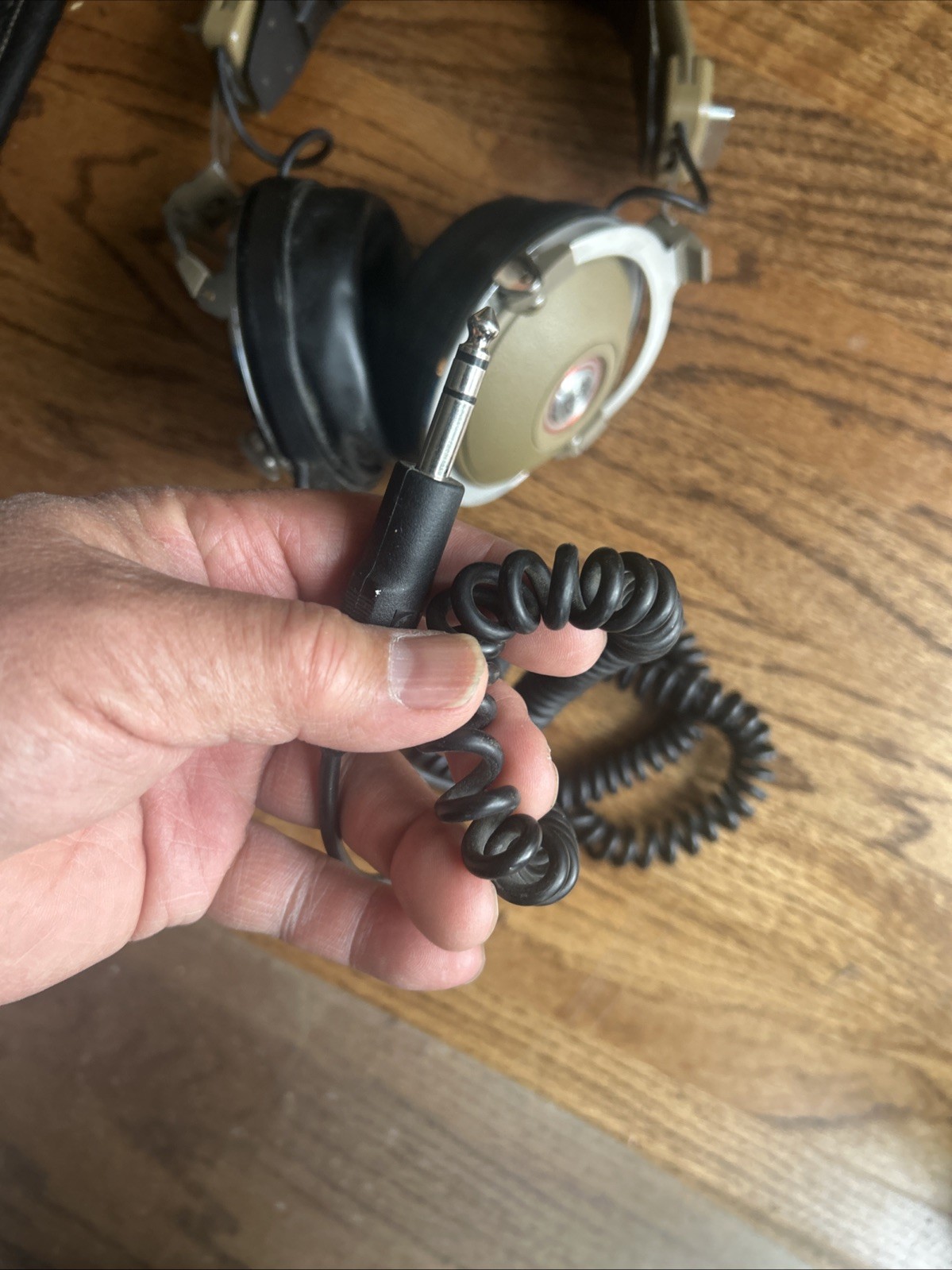 Koss Pro 4AAA Stereo Headphones Vintage Made in USA Wired Only Left Side Sound