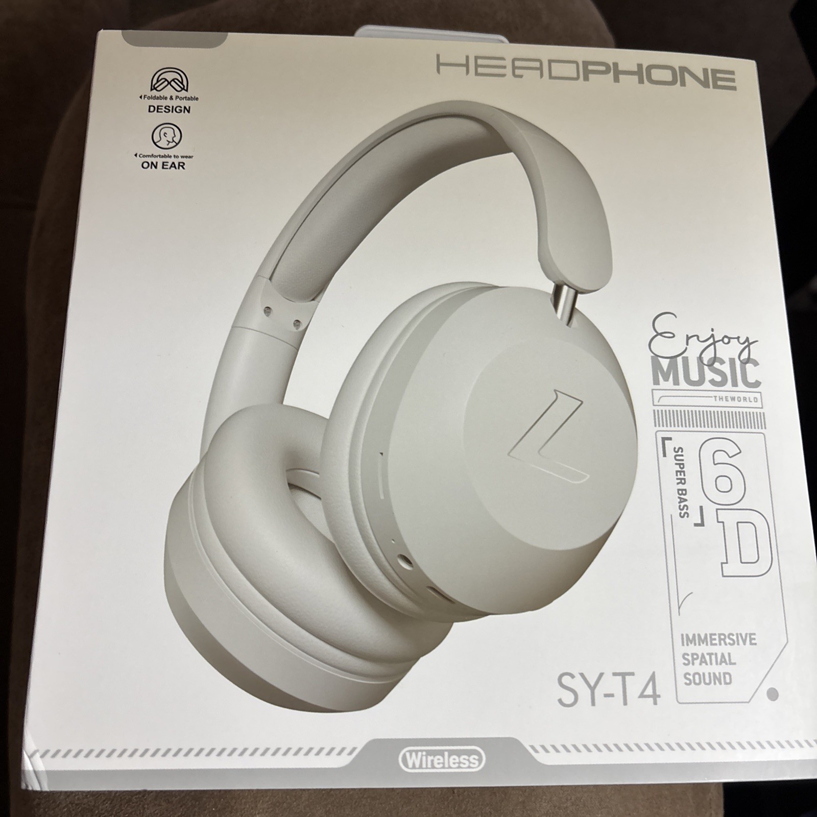 SY-T4 Wireless Bluetooth Over-Ear Headphones Adjustable Headband