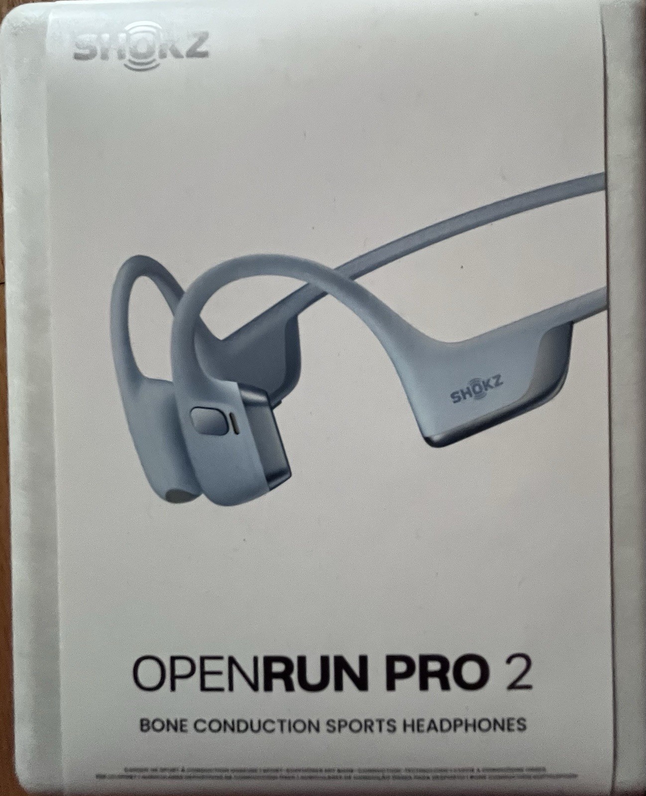 Shokz OpenRun Pro Bluetooth Wireless Headphones w/Case Blue New Sealed