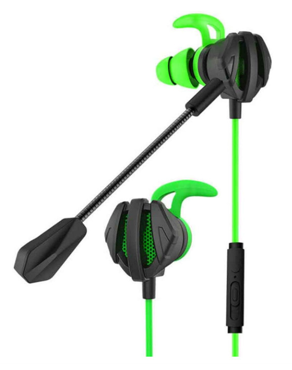 G6 Gaming Earbuds Wired 3.5mm Dual Mic In-Ear Headphones for PC Phone