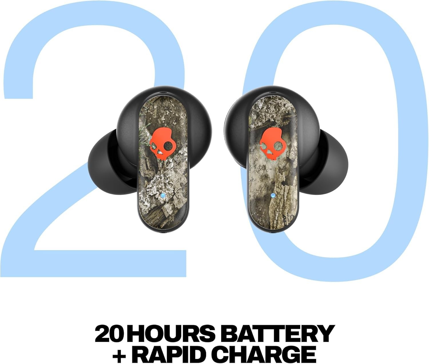 Skullcandy S2DCW-T991 Dime 3 Wireless Earbuds Noise Isolating Fit 20 Hrs Battery