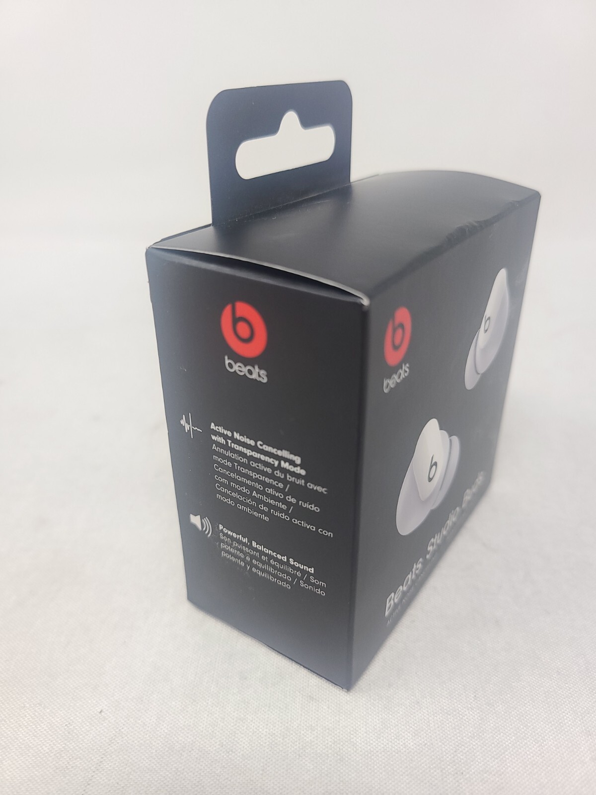 Beats Studio Buds True Wireless Noise Cancelling Bluetooth Earbuds – White – NEW