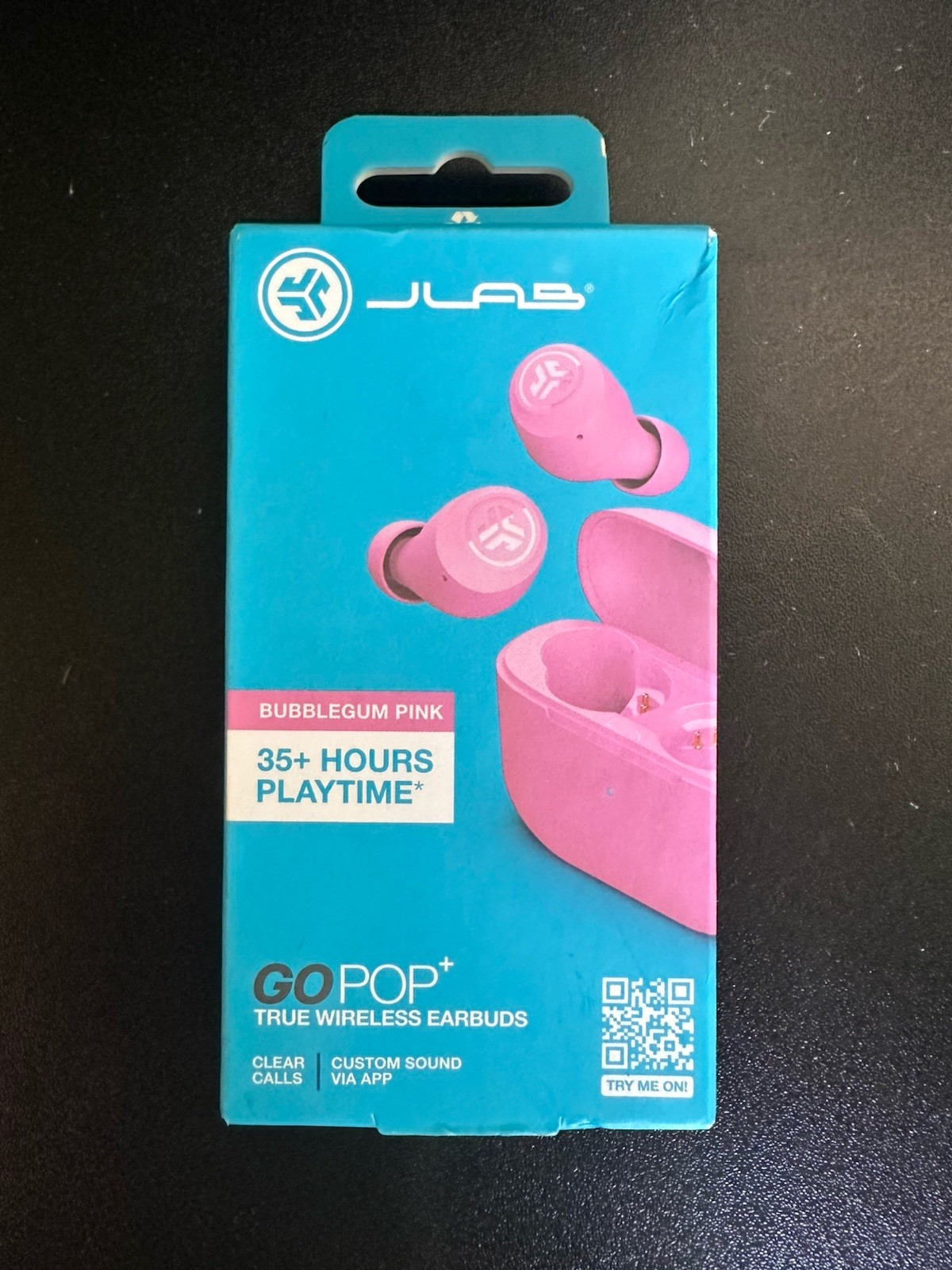 JLAB GOPOP+ TRUE WIRELESS EARBUDS BUBBLEGUM PINK 35+ HOURS PLAYTIME*