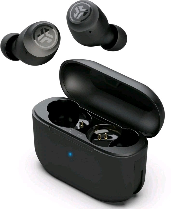 New JLab GO POP+ True Wireless Bluetooth Earbuds Black EBGAIRPOPRBLK124
