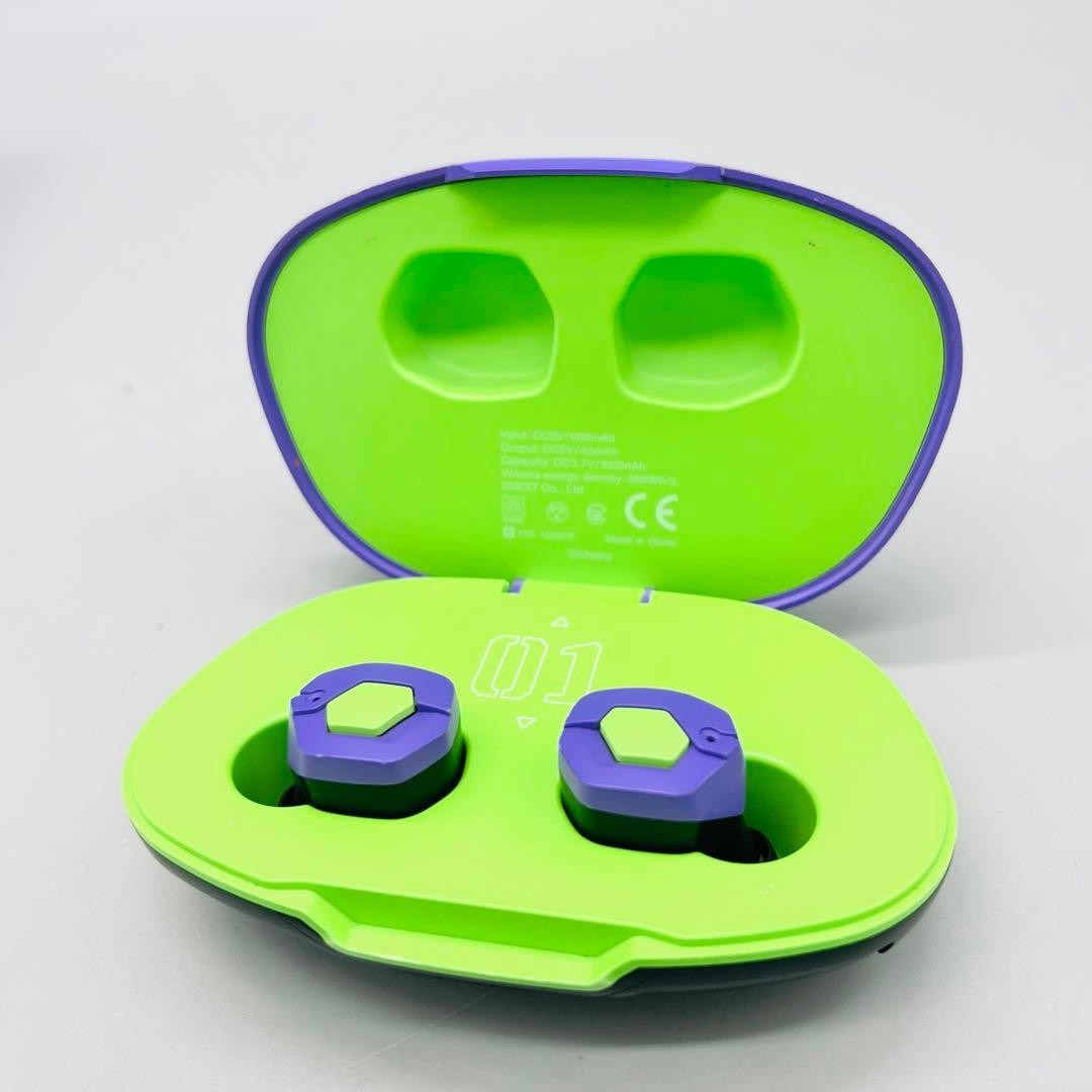 final x EVA2020 Evangelion Unit-01 True Wireless Earbuds Limited Tested Japan