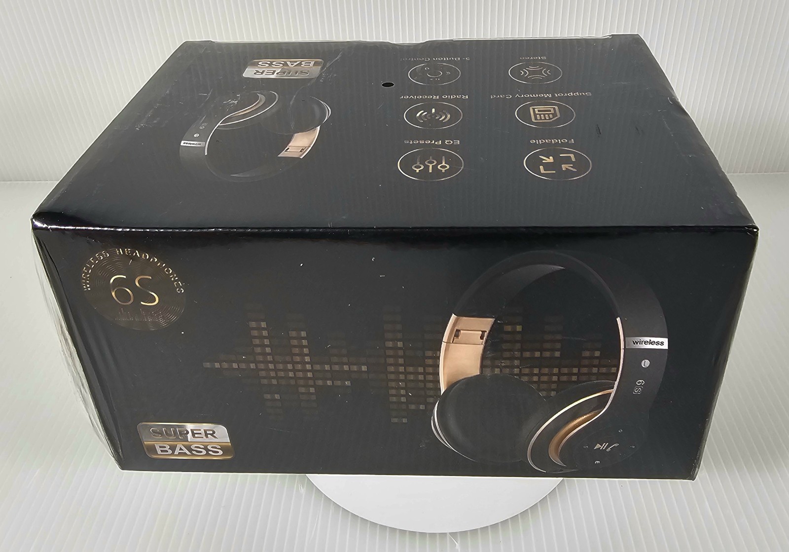 NEW 6S Wireless Bluetooth Headphones Earphones Headset, Super Bass