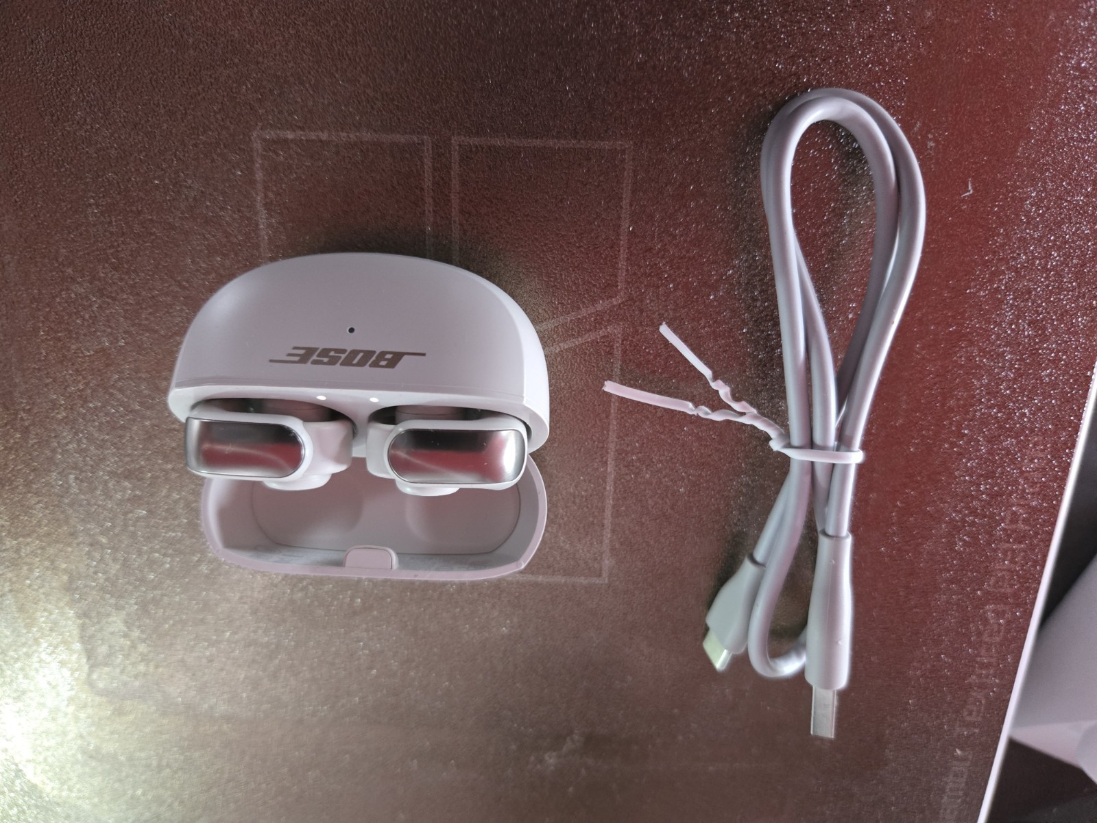 Slightly Used Bose Ultra Wireless Open Earbuds – White Smoke 438926
