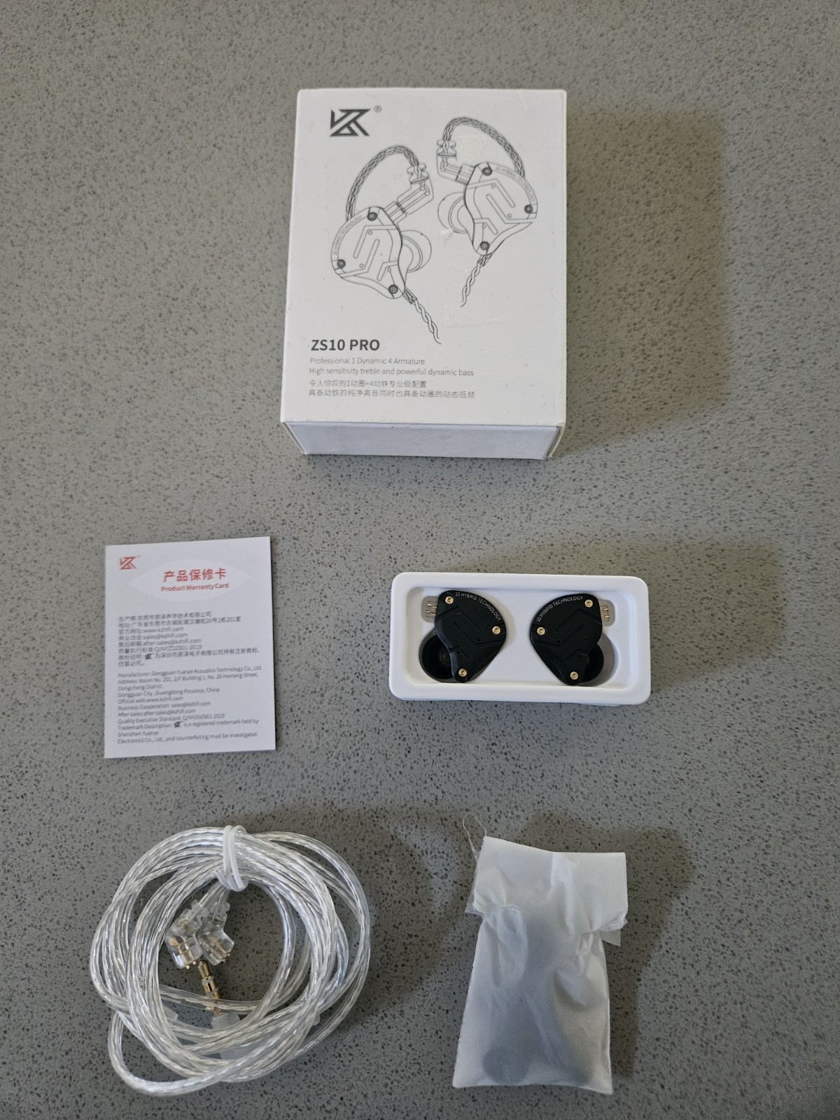 Linsoul KZ ZS10 Pro 4BA+1DD 5 Driver in Ear Monitor