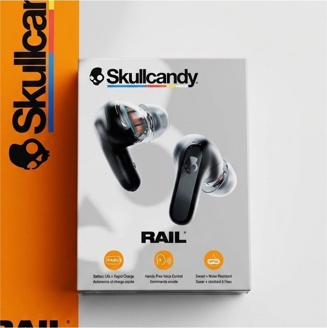 Skullcandy Rail Wireless Earbuds Black