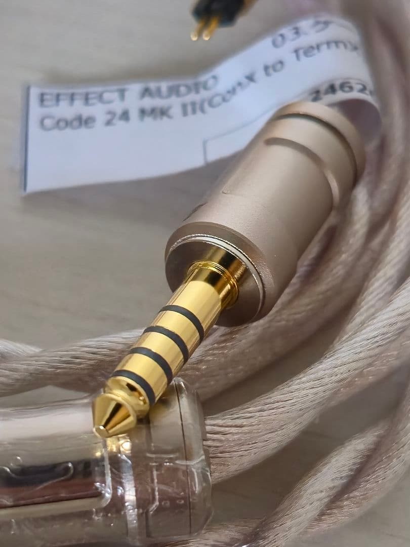 EFFECT AUDIO Code 24 MK II ConX to TermX Cable Tested