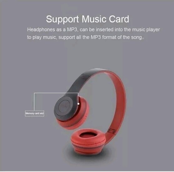 P47 5.0 + EDR Wireless Headphones Black
