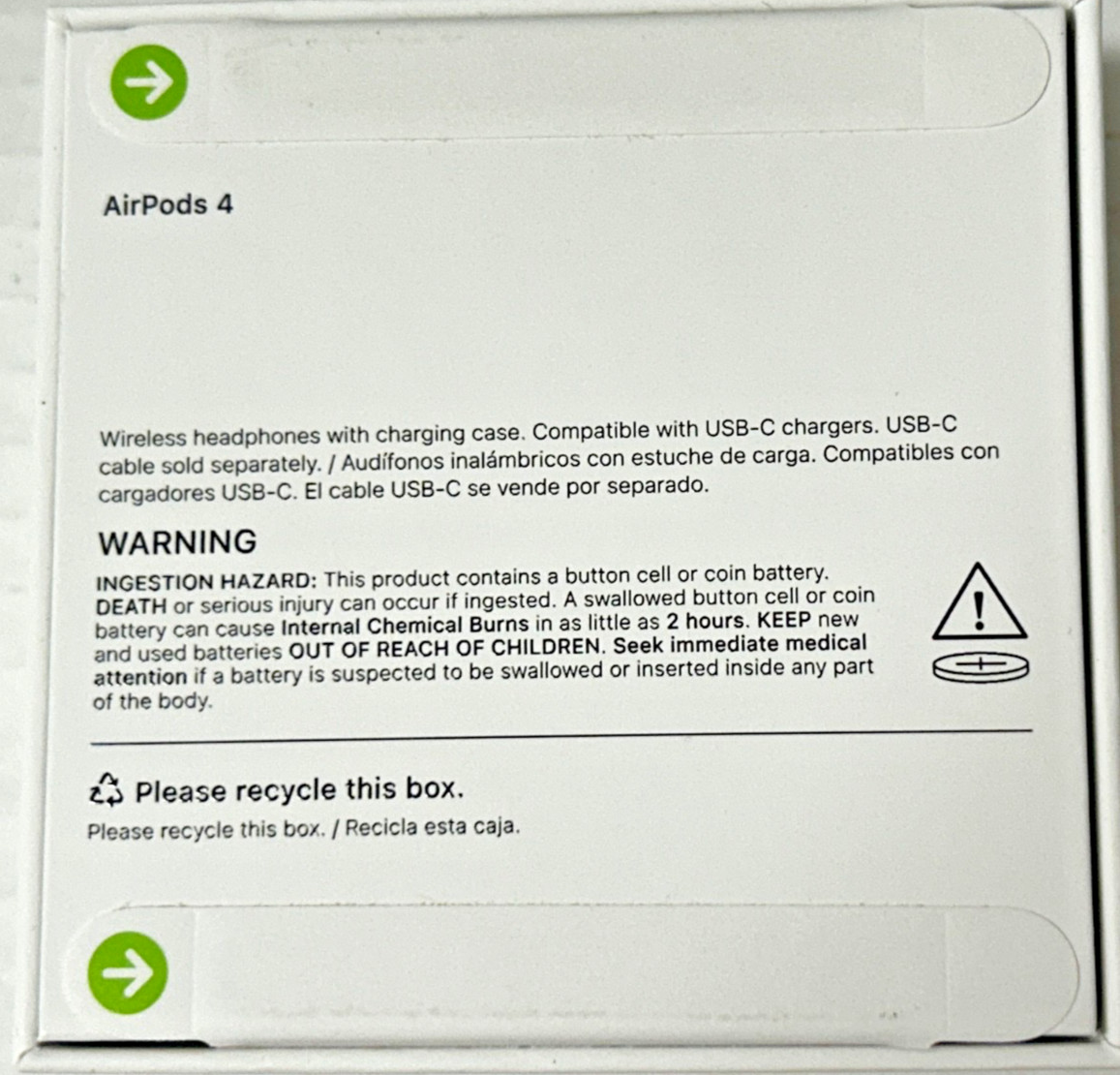 Brand New Factory Sealed Apple Airpods 4 + Fast Shipping