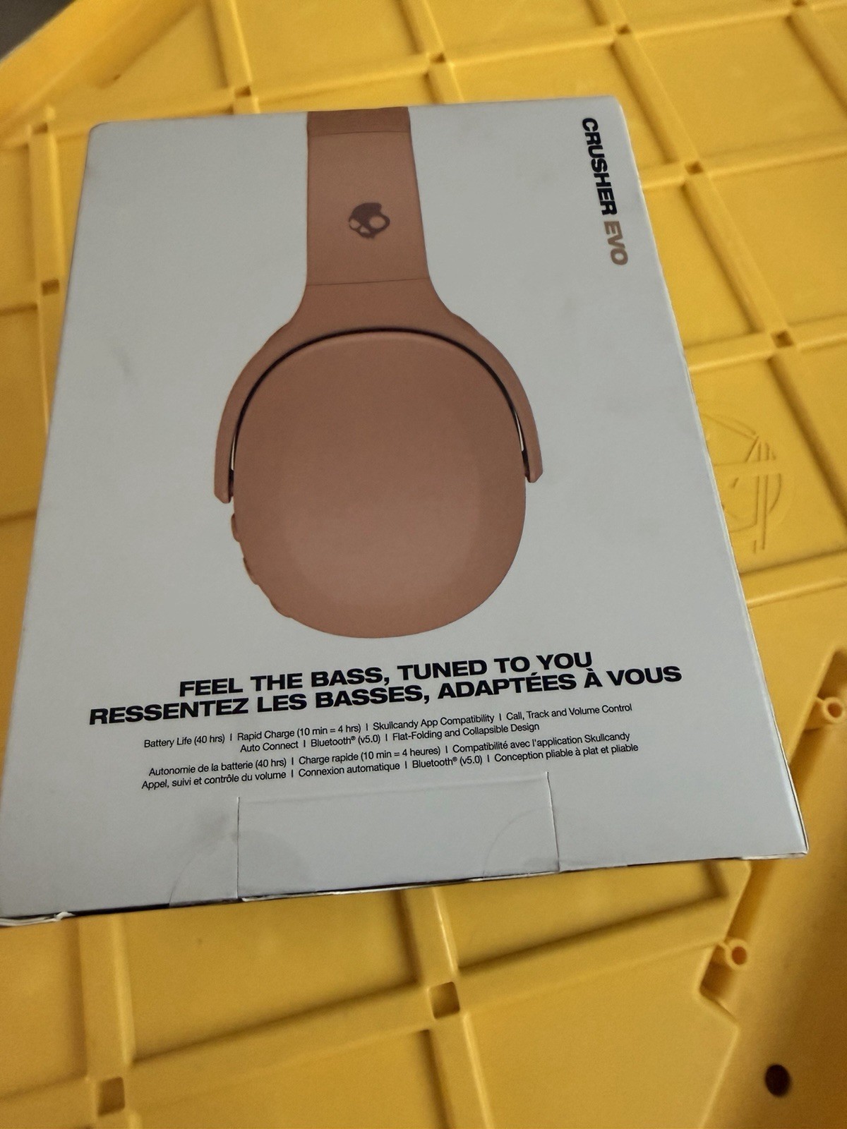 Skullcandy Crusher Evo Wireless Bluetooth Headphones w/Multi-Sensory Bass PRIMER