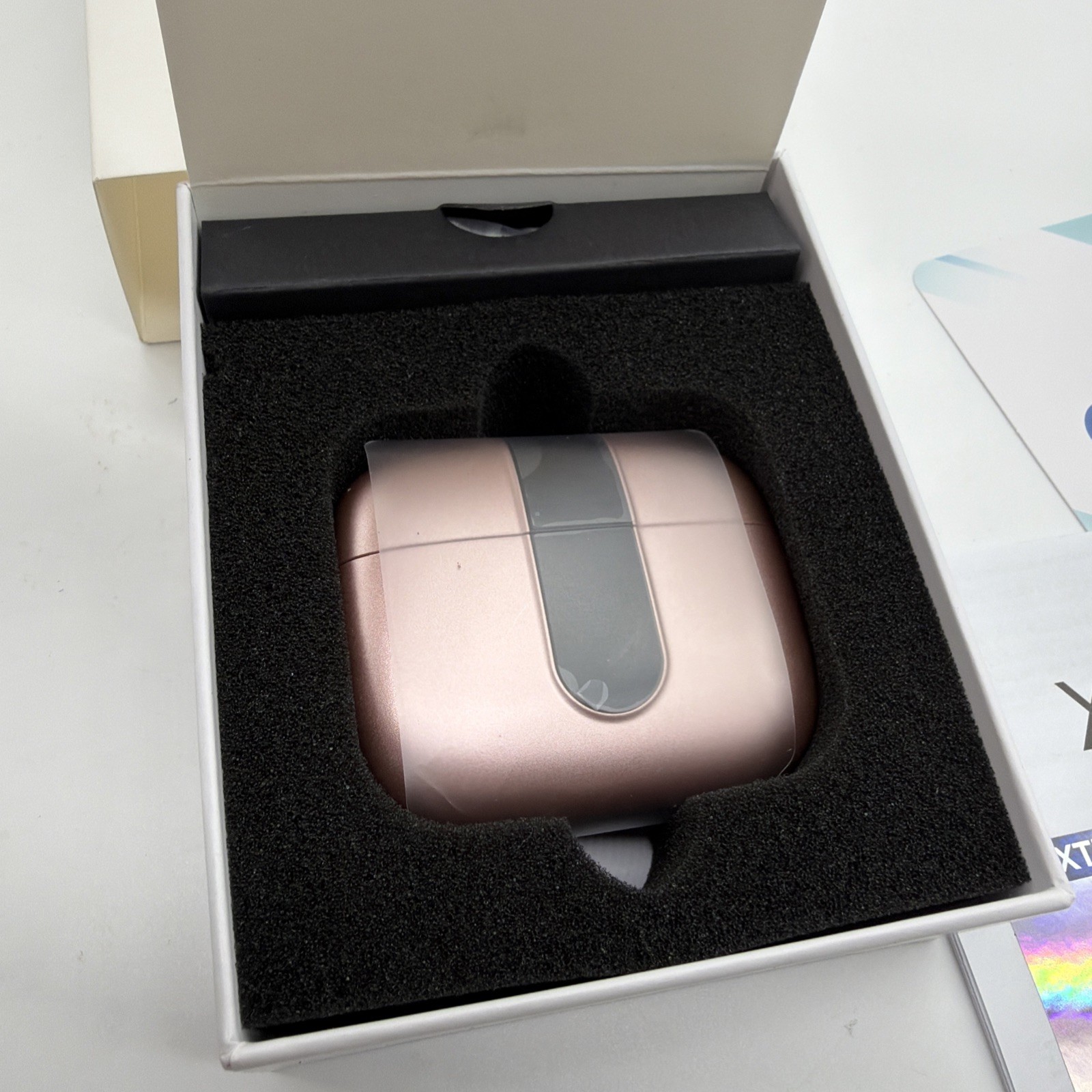 TAGRY X08 True Wireless Bluetooth Earbuds Pink LED Power Display Charging Case