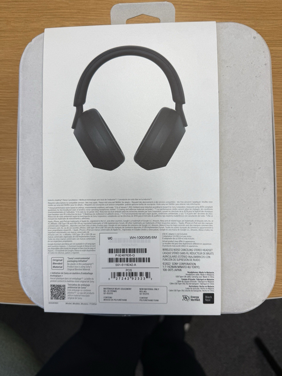 Sony WH-1000XM5 Noise-Canceling Wireless Over-Ear Headphones
