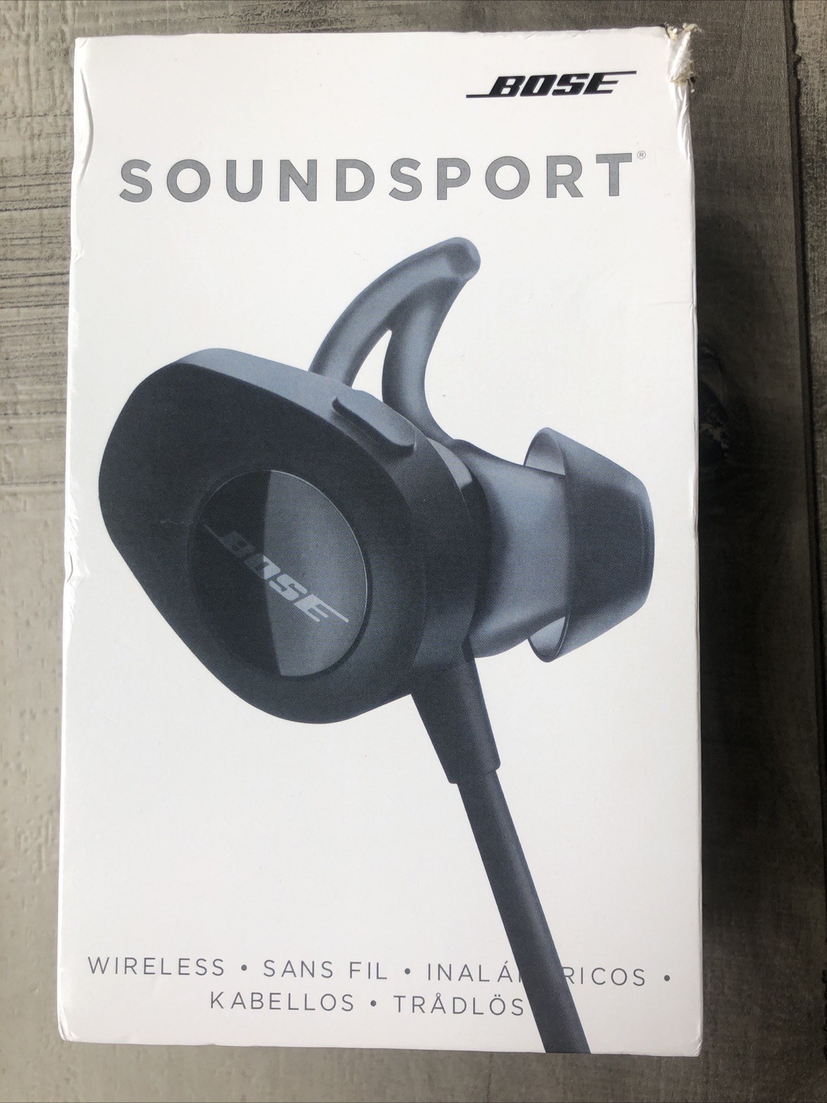 Bose Soundsport In-Ear Wireless Headphones – Black (761529-0010) New Open Box