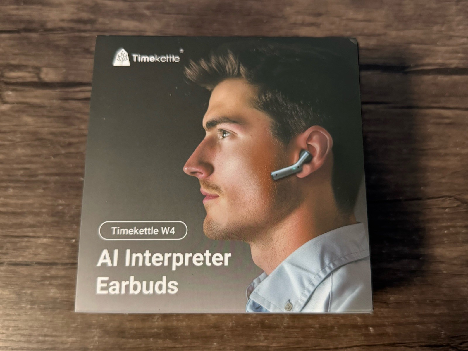TIMEKETTLE W4 AI Interpreter Wireless Earbuds Midnight Blue NEW OPEN BOX