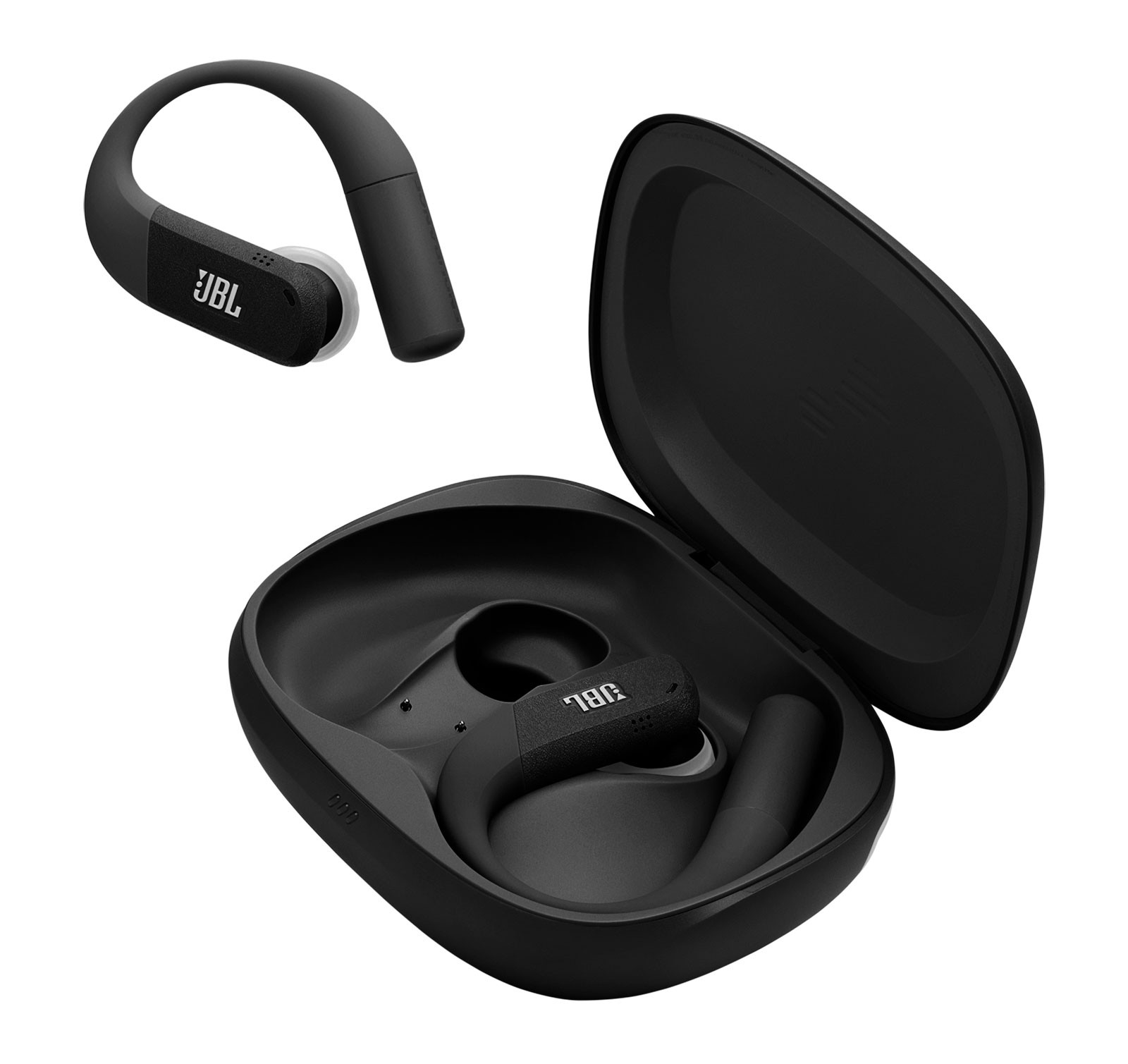 JBL Endurance Peak 4 Black/Gray True Wireless Sports Earbuds -Noise Cancellation