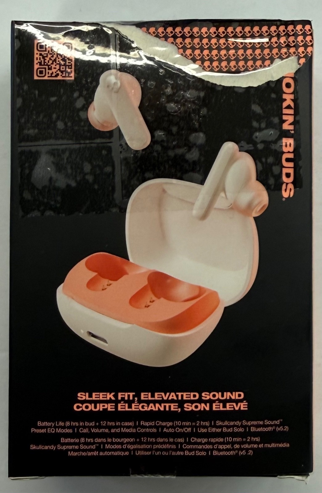 Skullcandy Smokin’ Buds XT Wireless in-Ear Earbuds True White (S2TAW-S951)