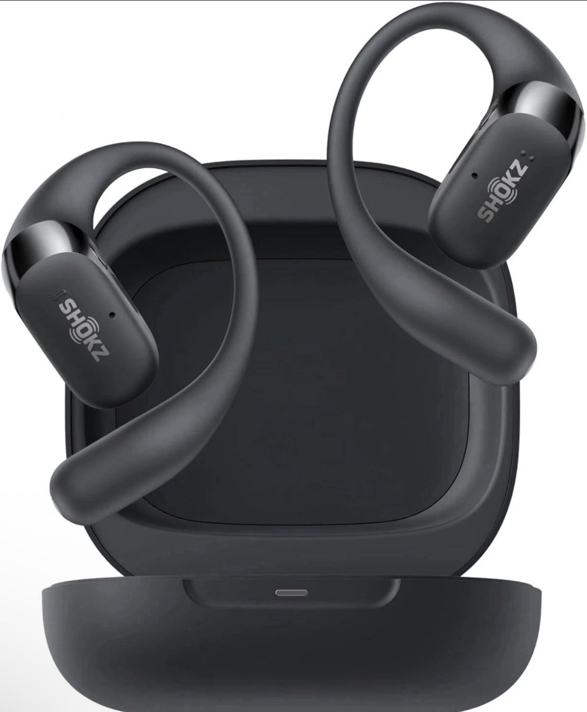 SHOKZ OpenFit 2 – True Wireless Bluetooth Earphones – Water Resistant – Black
