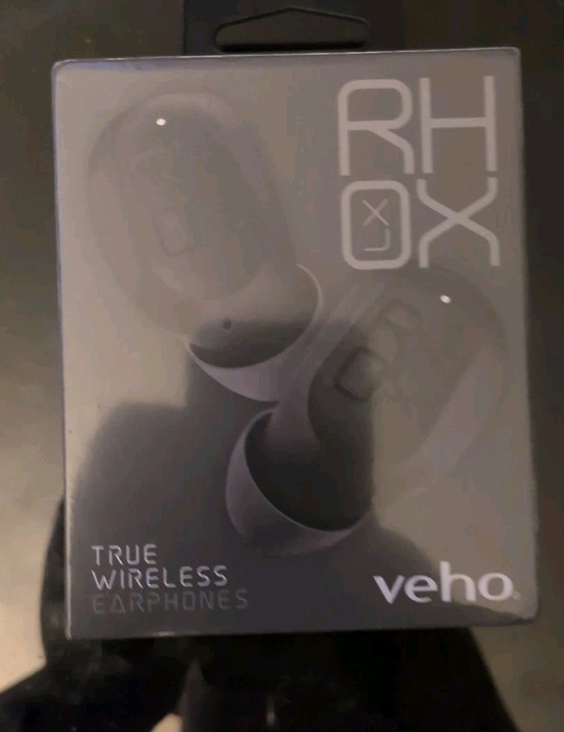 VEHO RHOX True Wireless Earphones – Black Headphones in-ears 10.Hours Play Time