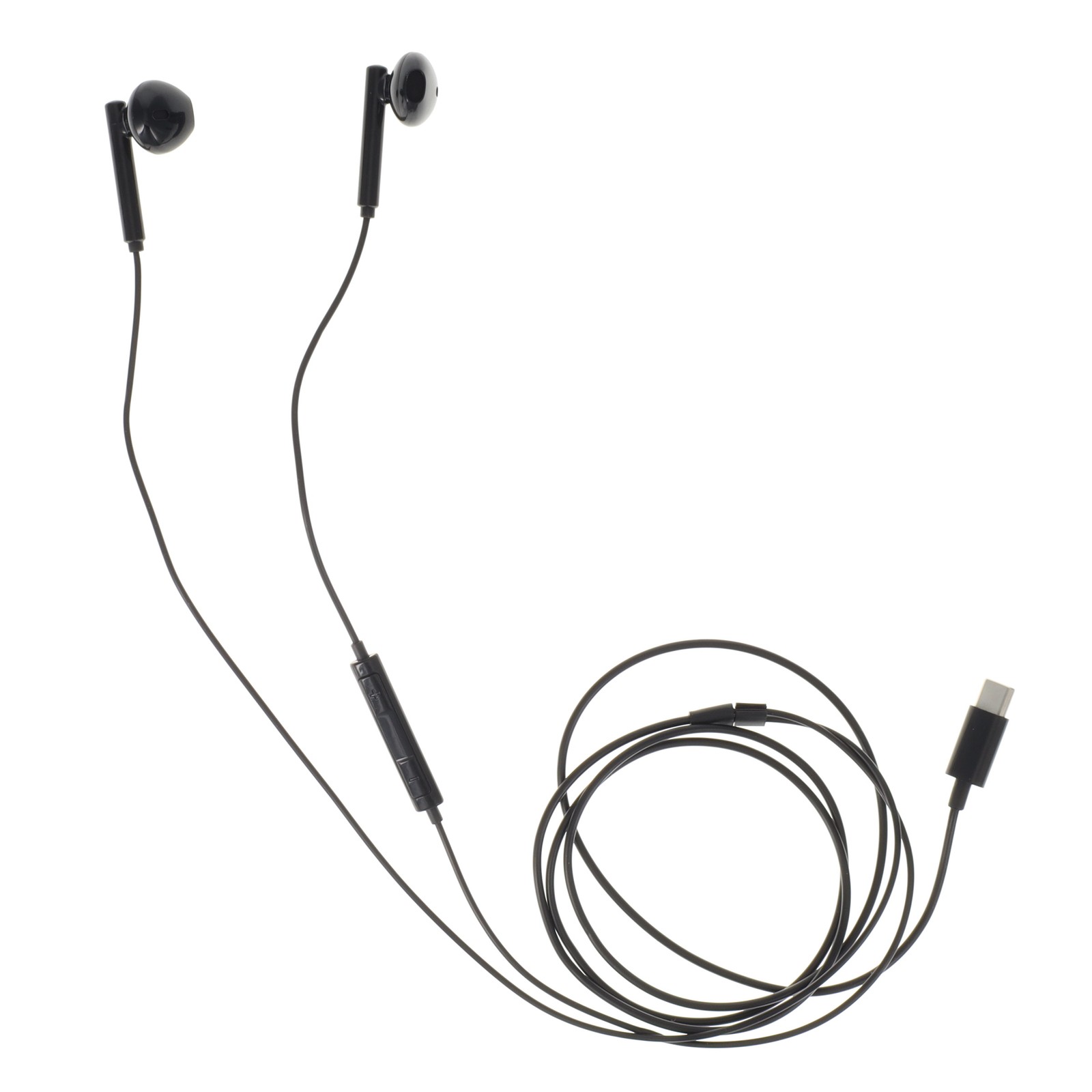 Rove RVWEUSBCBK Type C Wired Earbuds Black w/ Mic