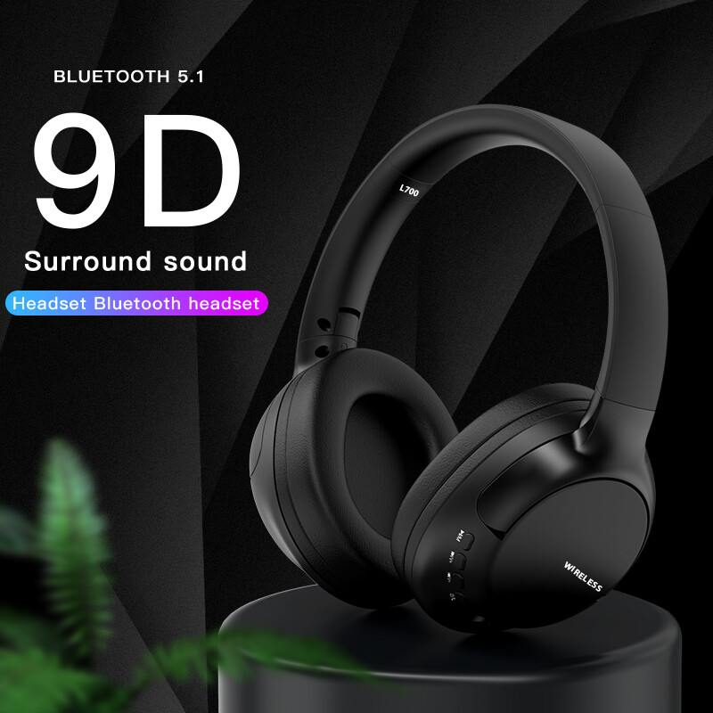 Wireless Headphones Bluetooth Headset Noise Cancelling Over Ear With Microphone