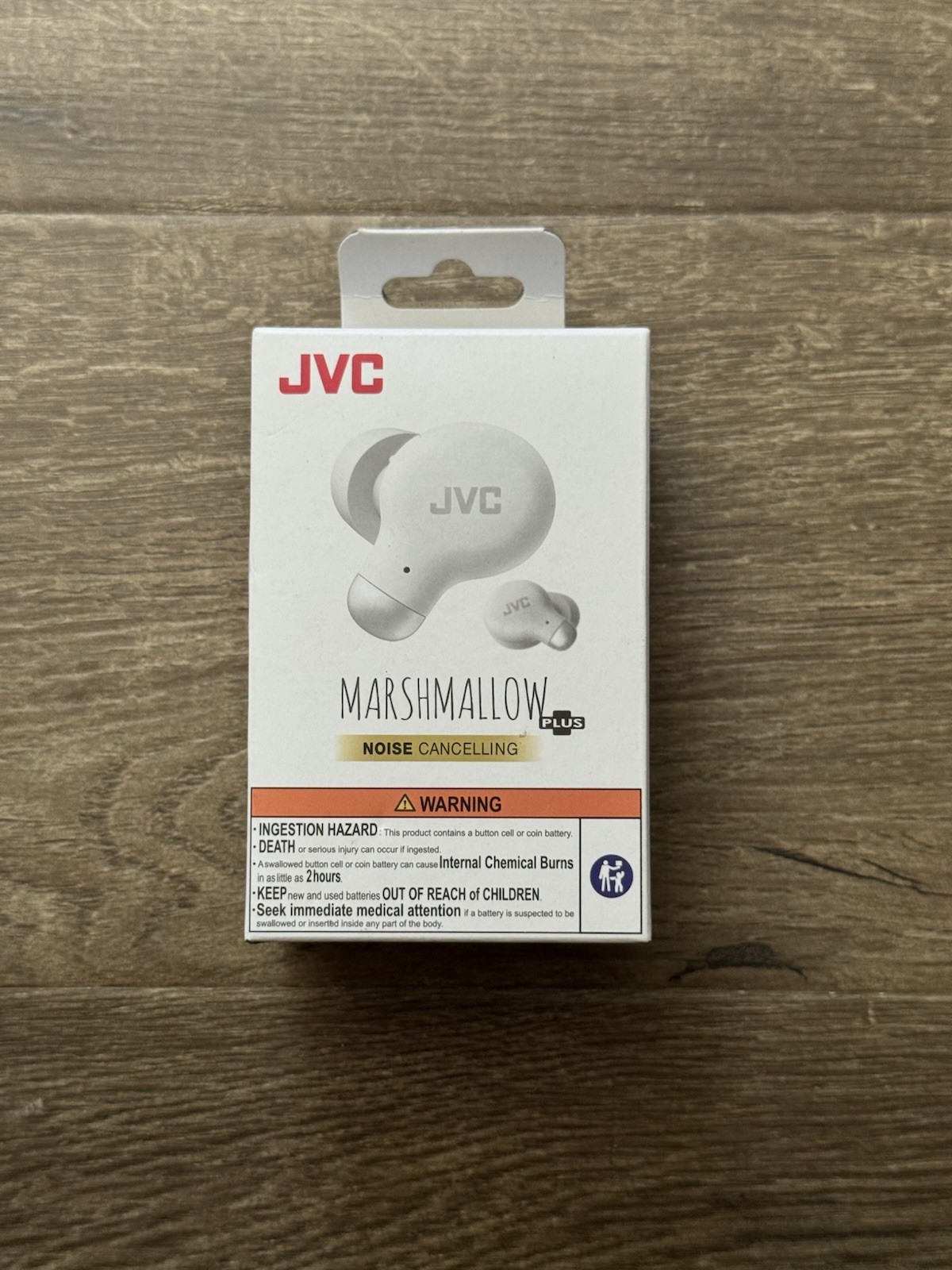 JVC Marshmallow White In Ear True Wireless Earbuds Headphones HA-A18T Brand New