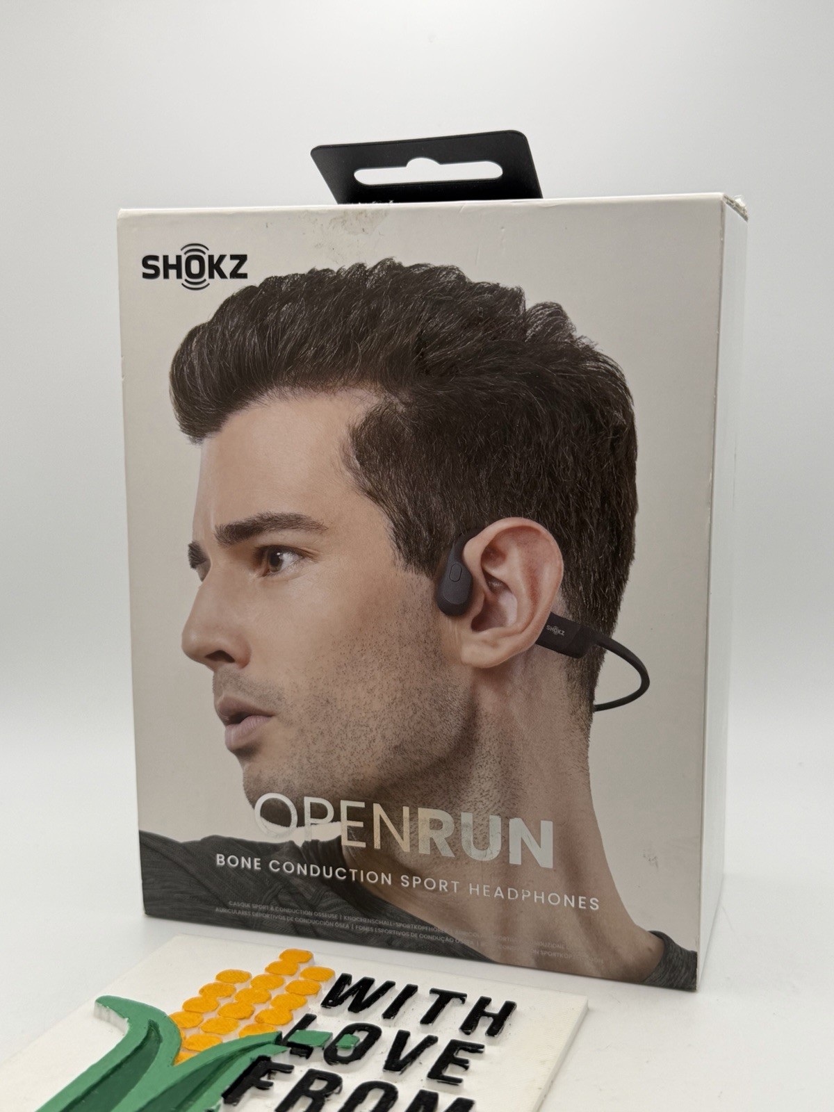Shokz OpenRun Wireless Bone Conduction Headphones – Black (S803BK)