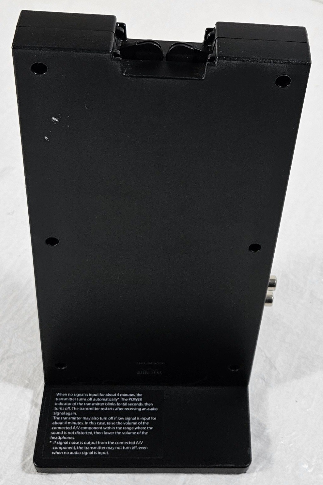 Sony TMR-RF985R RF Stereo Transmitter Headphone Charging Dock w/ Power Adapter