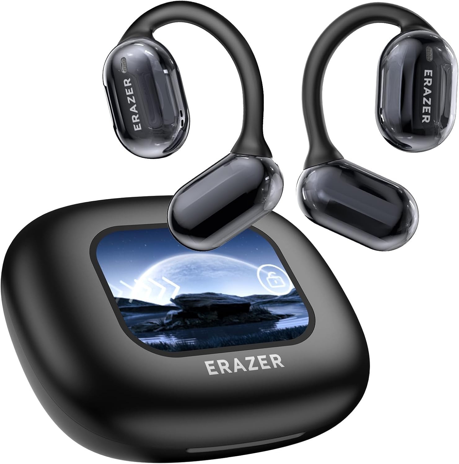 ERAZER Wireless Earbud XP2, Real Time Language Translator Over the Ear- White