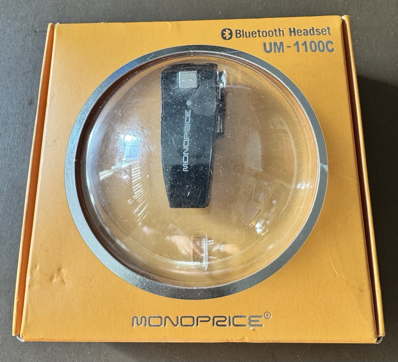 Monoprice UM-1100C Bluetooth Wireless Headset Rare Vintage