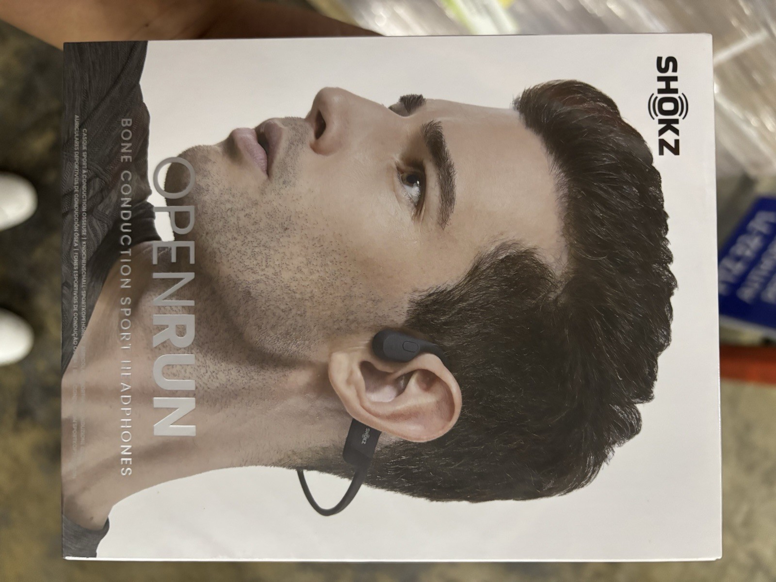 SHOKZ Openrun Mini Bone Conduction Open-Ear Endurance Headphones Black Standard