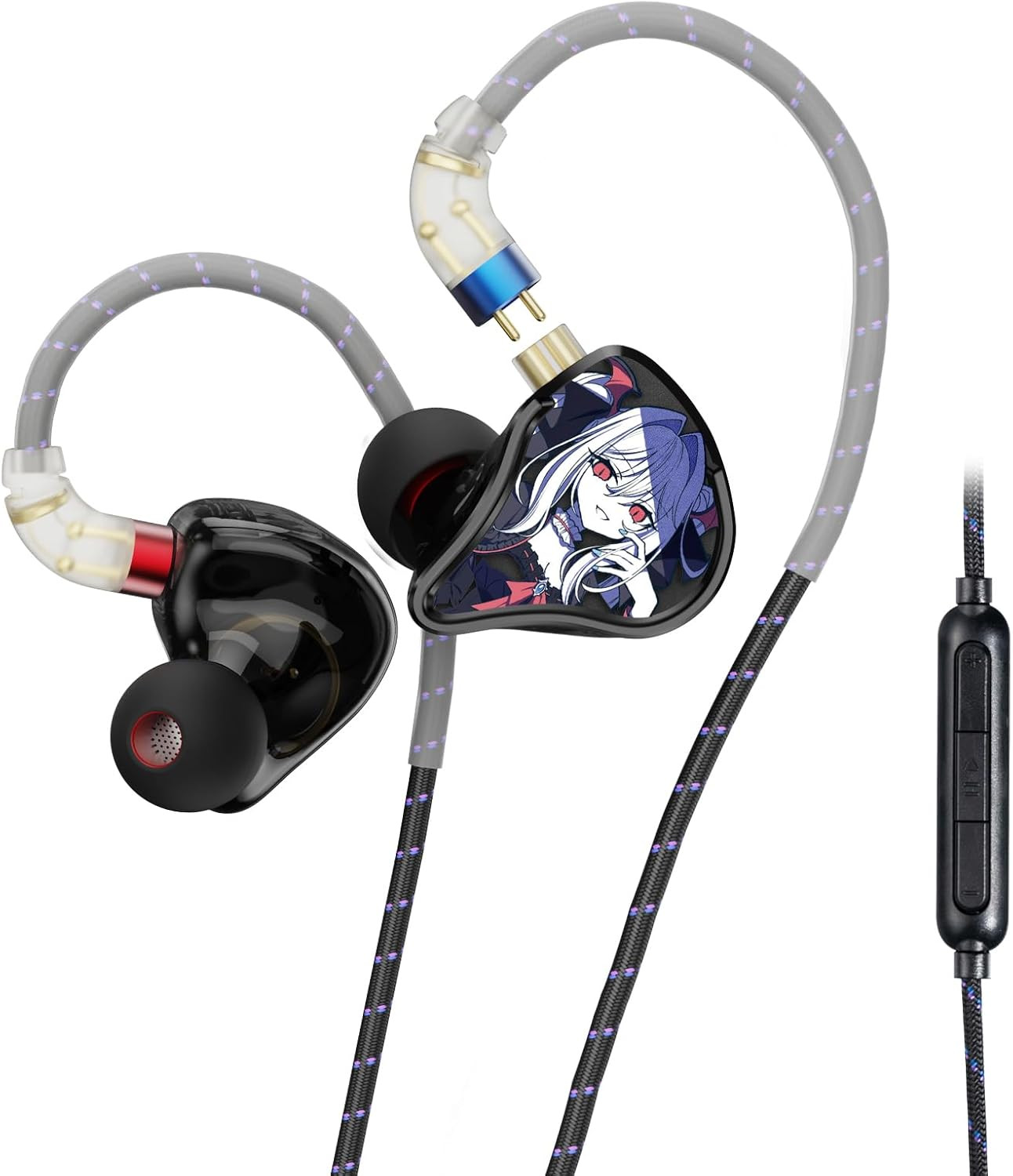 Vivian in Ear Monitor Headphones IEM Hifi Wired Earbuds,With Composite Resin Dia