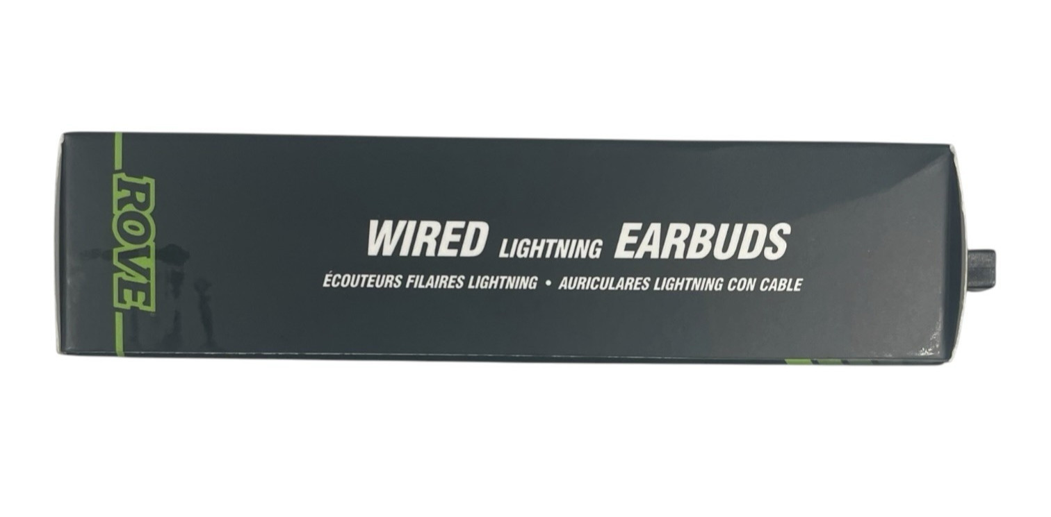 Rove Wired Earbuds – White – RVWEUSBCWHT – 3.5 ft cable length