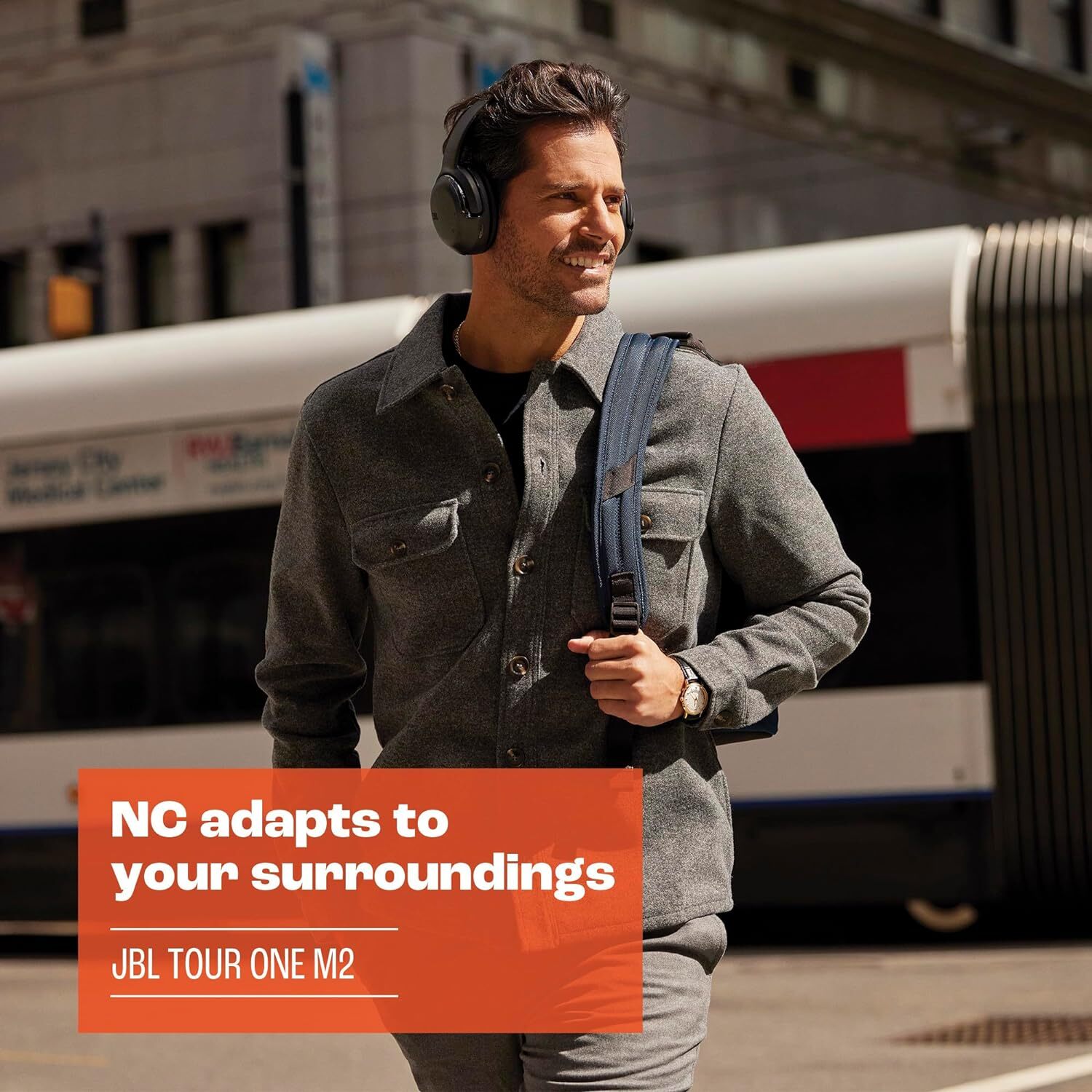 JBL Tour One M2 Bluetooth Wireless Over-Ear Adaptive Noise Cancelling Headphones