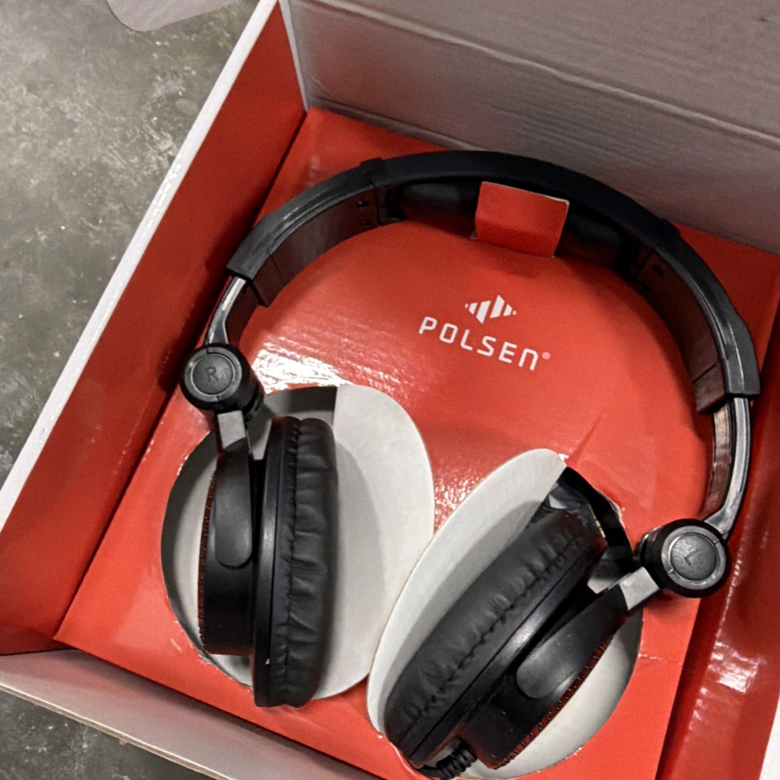 Polsen – HPC-A30-MK2 – Closed-Back Studio Monitor Headphones – Black new