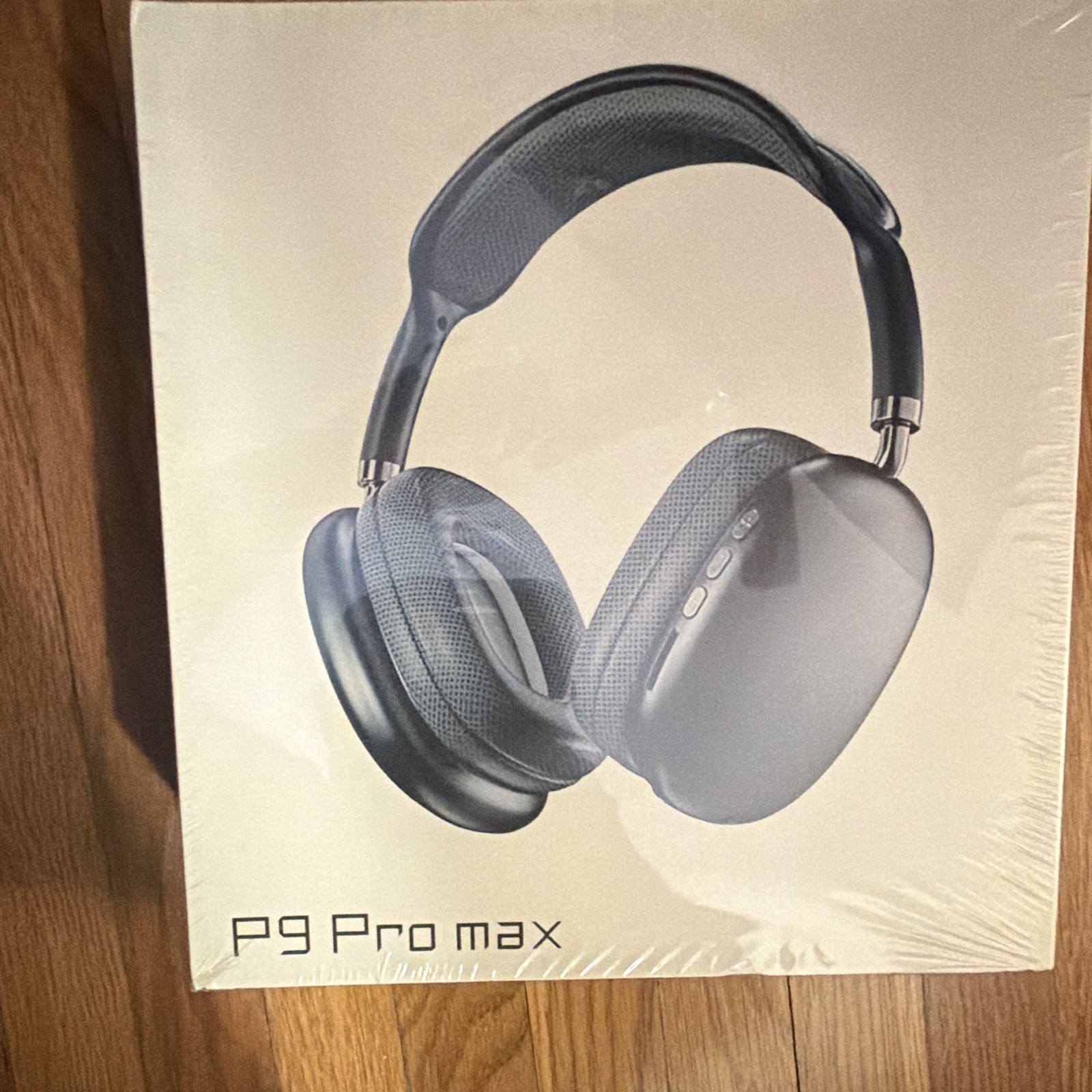 P9 Pro max Wireless Over-Ear Headphones Black ANC Foldable Bluetooth 3.5mm