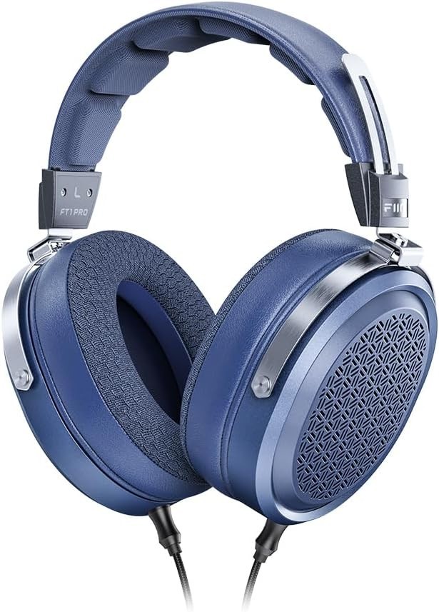 FiiO FT1 Pro Open-Back Planar Magnetic Wired Hi-Fi Headphone (Blue)