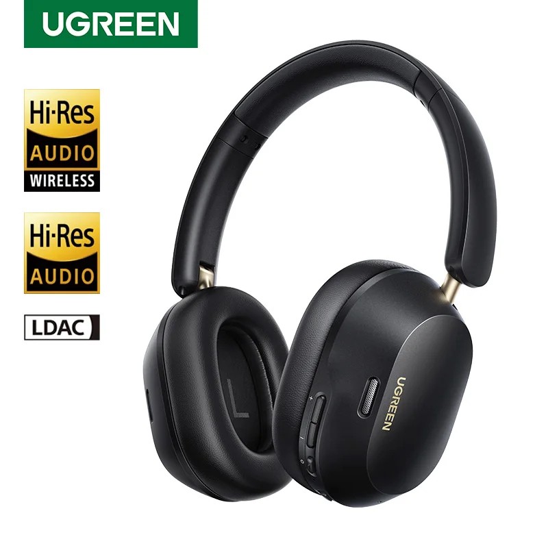UGREEN Max5c Wireless Bluetooth Headphones 43dB NC 75H Hi-Res Audio