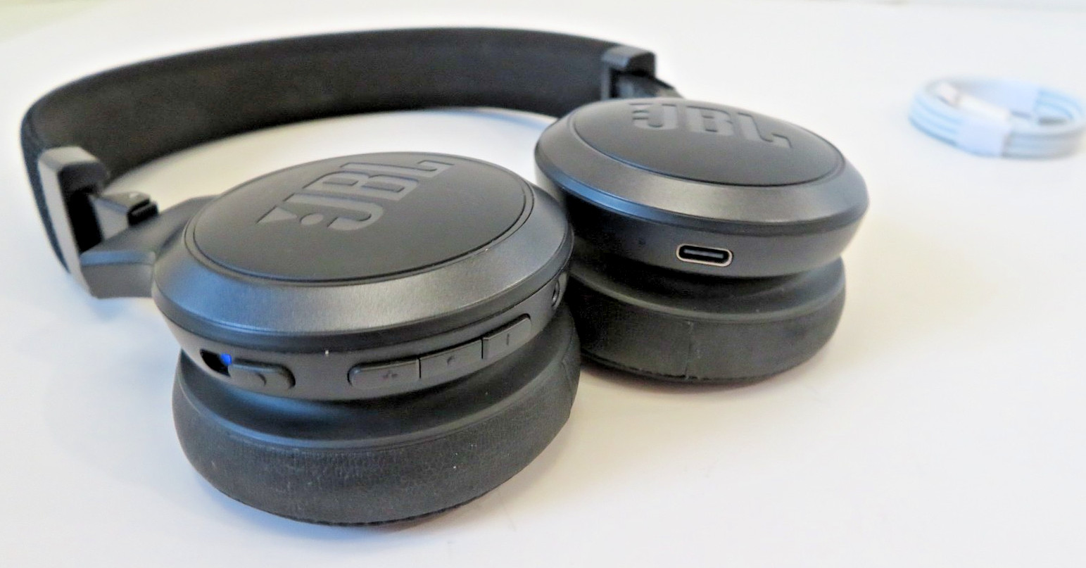 JBL Live 460NC Noise Cancelling Bluetooth Headphones Black Alexa Voice Assistant