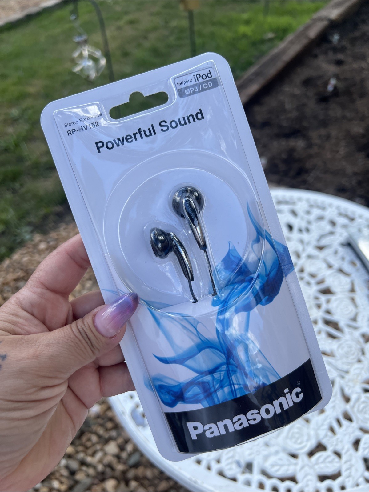 Panasonic RP-HV152 Black Stereo Earphones for iPod /mp3/cd – NEW/SEALED –