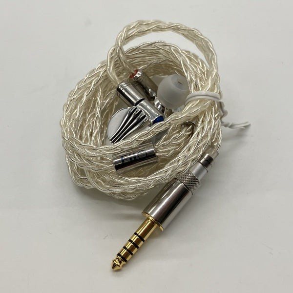 FiiO FD5 Flagship Hi-res Earphones Silver Used from Japan